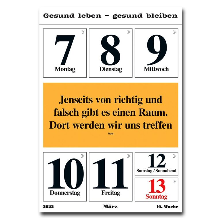 Original-Leitspruch-Kalender  Impuls-Kalender GmbH  Spruch & Zitat